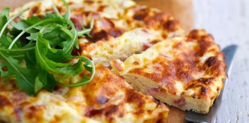 quiche au poulet keto avec bacon